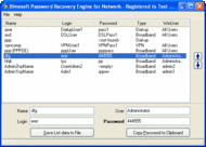 Password Recovery Engine for Network Connections screenshot